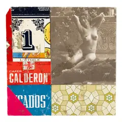 Bryan Ingham, NUDE, collage on board
