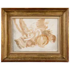 Matthew Smith, SKETCH FOR A STILL LIFE, oil on gessoed board