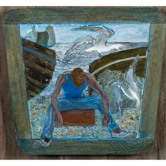 Laetitia Yhap, EXHAUSTION, 1992, oil on plaster