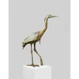 Laurence Broderick, HERON, patinated bronze