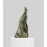 Laurence Broderick, DIVING OTTER, patinated bronze