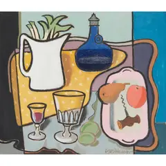 William Crosbie, MID-PIECE, 1985, oil on board