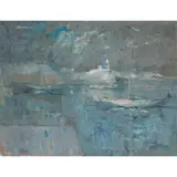 James D. Robertson, HARBOUR, 1965, oil on canvas