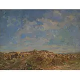Gertrude Mary Coventry, HARVEST TIME ON THE COAST, oil on canvas