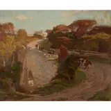 Robert Hope, SCOTTISH BORDERLAND, oil on canvas