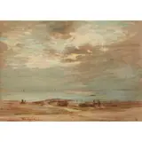ON THE SANDS by James Lawton Wingate, oil on canvas, sold Jun 2024