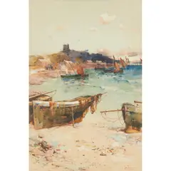 John Terris, TARBERT, LOCH FYNE, watercolour