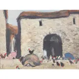 Geoffrey Roper, SUMER IS ICUMEN IN, LHUDE SING CUCCU, oil on canvas board