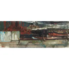 James Watt, CESSNOCK ARISEN, oil on canvas board