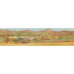 William Birnie, LATE SUMMER, CARSE OF STIRLING, oil on board