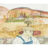 Robbie Bushe, FARMER FROM BOGGANCHAPEL ROAD, 1993, watercolour