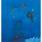 Robert Leishman, RARE MOTH, 1986, watercolour