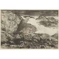 Frances Walker, SHOREPOOL AND SEAWEED, Etching and aquatint, 5/15