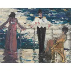 Geoffrey Roper, ATLANTIC SERVICE, oil on canvas