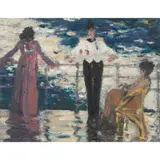 Geoffrey Roper, ATLANTIC SERVICE, oil on canvas