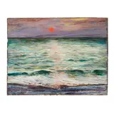 Alexander Jamieson, SEASCAPE AT SUNSET, 1920, oil on canvas