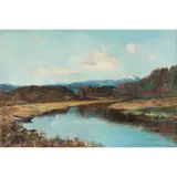 Alexander William Wellwood Rattray, A SUMMER'S DAY, oil on canvas