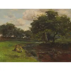 FALDONSIDE by John Hamilton Glass, oil on canvas, offered Jun 2024