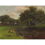 John Hamilton Glass, FALDONSIDE, oil on canvas