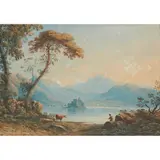 John Varley Jnr., KILCHERN CASTLE, LOCHE AWE, 1825, watercolour