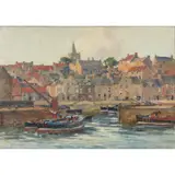 Robert Eadie, PITTENWEEM HARBOUR, oil on canvas board