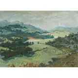 William Drummond Bone, VERDANT LANDSCAPE, PERTHSHIRE, oil on board