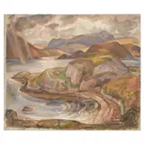 David Macbeth Sutherland, GRUINARD BAY, oil on canvas