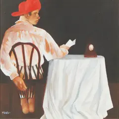 Alan King, CONTEMPLATION OF TIMES PAST, 2002, oil on board