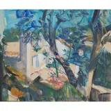 Archie Forrest, SOUTHERN GARDEN, gouache