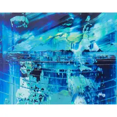 James Hawkins, BERNERAY FROM HARRIS, 1997, acrylic on board