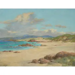 John McGhie, ON THE WEST COAST, oil on canvas