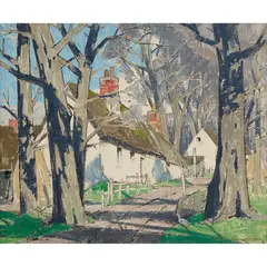 John Guthrie Spence Smith, SPRING, oil on board