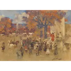 James Watterson Herald, THE TRAVELLING SHOW, watercolour
