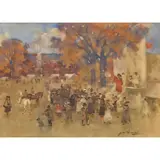 James Watterson Herald, THE TRAVELLING SHOW, watercolour