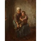 Robert Gemmell Hutchison, NEW SHOES, oil on canvas