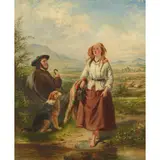 Thomas Faed, 'O TIBBIE I HAE SEEN THE DAY'