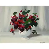 Stuart Park, STILL LIFE OF FUCHSIA, oil on canvas