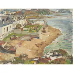 David Macbeth Sutherland, PLOCKTON, WESTER ROSS, oil on board