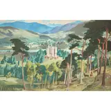 James McIntosh Patrick, BRAEMAR CASTLE, ROYAL DEESIDE, oil on board