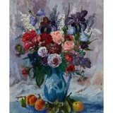 Mary Nicol Neill Armour, STILL LIFE WITH IRIS