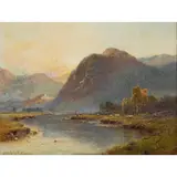 Alfred de Breanski Senior, SUNRISE NEAR DUNKELD, oil on canvas