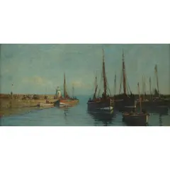 Robert Weir Allan, A SUMMER MORNING, oil on canvas