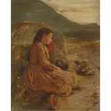 William McTaggart, WEARY BY THE WAYSIDE