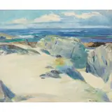 William Mervyn Glass, DUTCHMAN'S CAP, IONA, oil on board