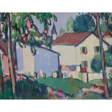 John Duncan Fergusson, MONTGERON, oil on panel