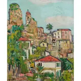 George Leslie Hunter, VILLEFRANCHE, oil on canvas