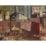 Ian Fleming, THE BROWN SAIL, ARBROATH, oil on canvas