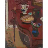 David McClure, SERPENTINE-FRONTED TABLE