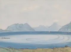 Bet Low, THE ISLES OF EIGG, SKYE, RHUM AND MUCK (FROM MUCK), watercolour
