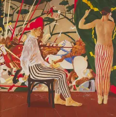 Alan King, THE FLORENTINES, 2000, oil on canvas